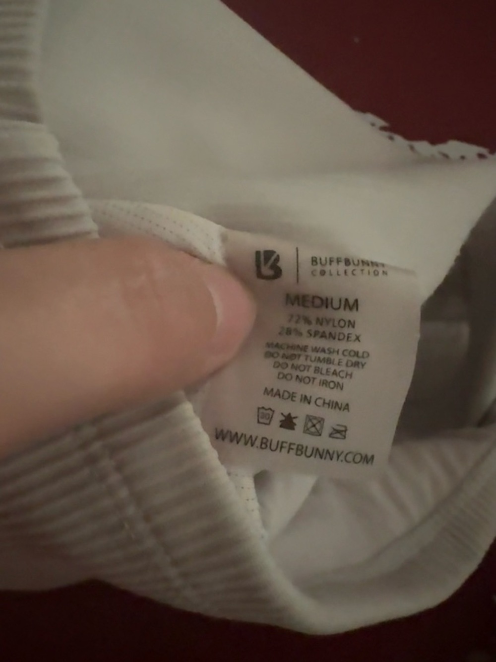 Buffbunny Ribbed Sports Bra Medium - Picture 4 of 4